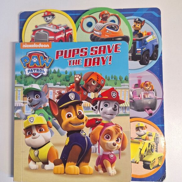 5 Paw Patrol Board Books 4 Pals w box Lot & Pups Save The Day Nickelodeon - Picture 2 of 8